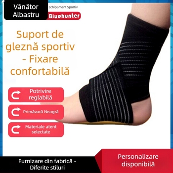Blue Hunter protecție gleznă din latex, bandă respirabilă pentru fotbal