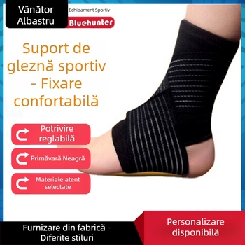 Blue Hunter protecție gleznă din latex, bandă respirabilă pentru fotbal