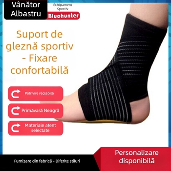 Blue Hunter protecție gleznă din latex, bandă respirabilă pentru fotbal