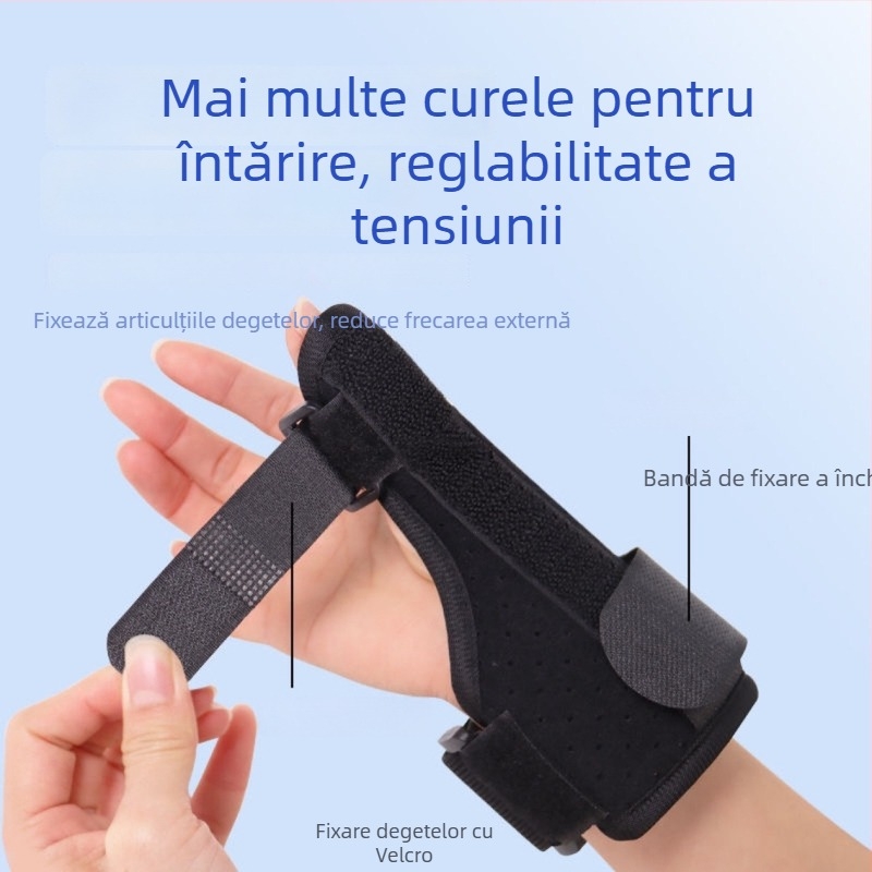 Suport pentru încheietură cu imobilizator deget mare și protecție a tecii tendonului — material: spumă; destinat baschetului; potrivire universală; ambalaj single
