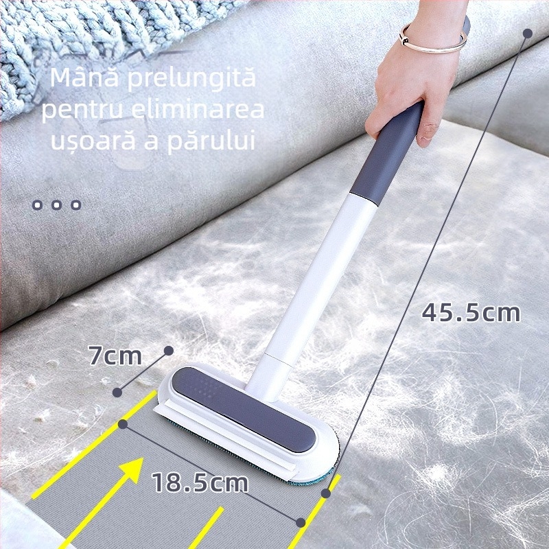 Curățător de păr pentru pisici cu aspirație și perie, pentru păr de la pisici, câini, covoare și paturi (Material: PP Flanel; Importat: Nu; Cadou: Nu)