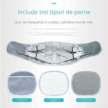 Centură de talie cu placă de oțel pentru fitness acasă, suport talie unisex, fibră poliesterică, potrivită pentru yoga și fitness