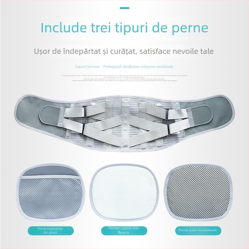 Centură de talie cu placă de oțel pentru fitness acasă, suport talie unisex, fibră poliesterică, potrivită pentru yoga și fitness