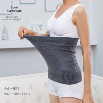 Sheep Kang protecție talie din cashmere pentru adulți – suport talie pentru somn și căldură de iarnă