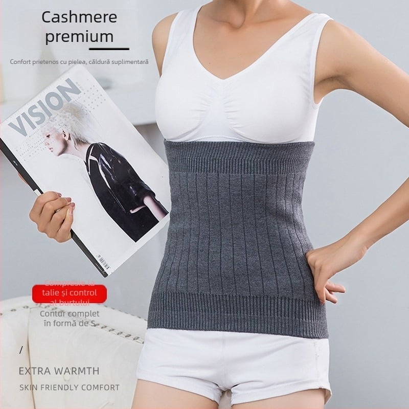 Sheep Kang protecție talie din cashmere pentru adulți – suport talie pentru somn și căldură de iarnă