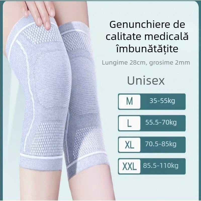 Protecții pentru genunchi din bumbac, Cod produs adesll-HX, potrivite pentru alergare, fitness și ciclism