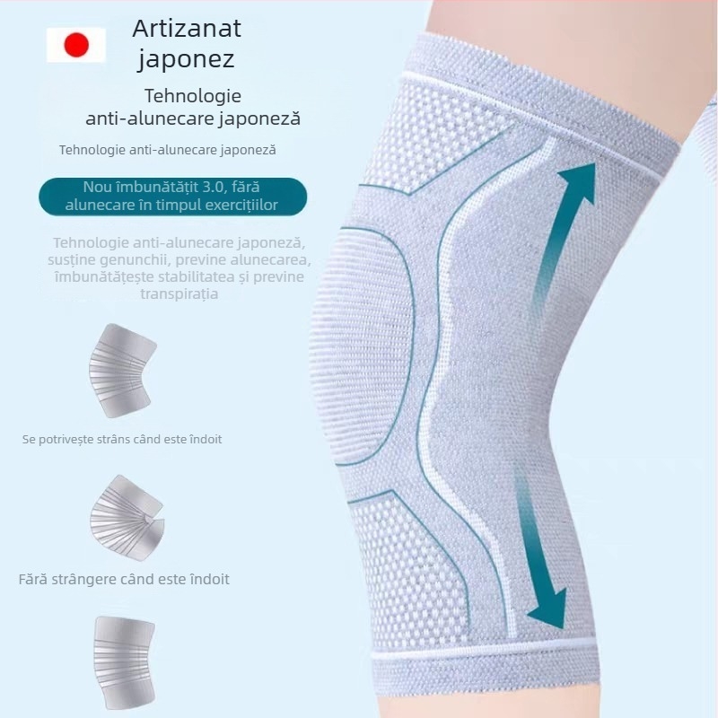 Protecții pentru genunchi din bumbac, Cod produs adesll-HX, potrivite pentru alergare, fitness și ciclism