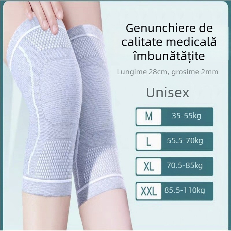 Protecții pentru genunchi din bumbac, Cod produs adesll-HX, potrivite pentru alergare, fitness și ciclism