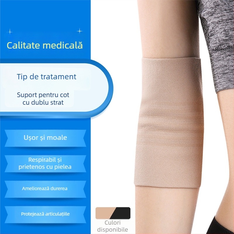 Manșetă de protecție pentru cot din nailon, respirabil, pachet cu două bucăți