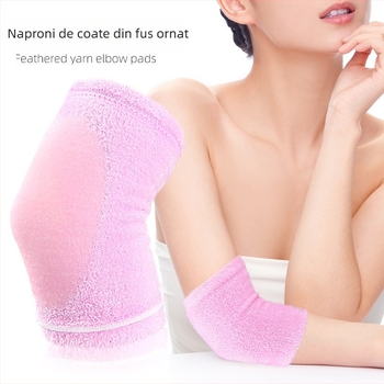 Protecții pentru coate pentru sporturi — material gel pe bază de fibre vegetale, pentru adulți, potrivite pentru badminton și volei