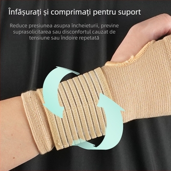 Protector presurizat pentru palmă și încheietură – bandă pentru încheietură, pentru exerciții, badminton și baschet