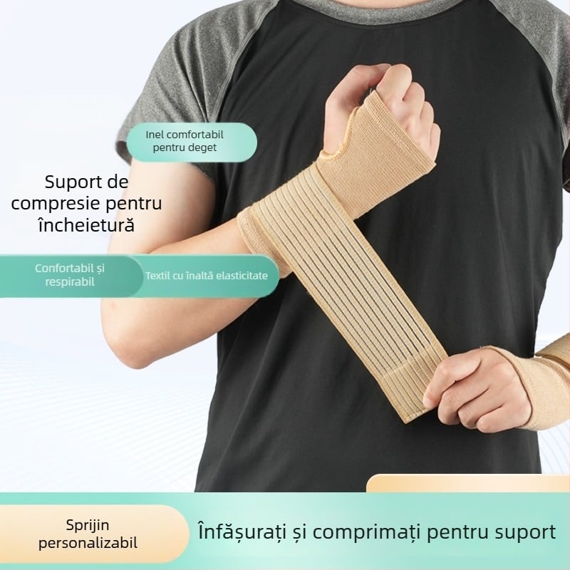 Protector presurizat pentru palmă și încheietură – bandă pentru încheietură, pentru exerciții, badminton și baschet