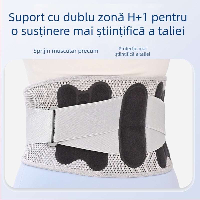 Protector talie din Spandex cu suport lombar și placă metalică – Unisex, potrivit pentru alergare, badminton, fitness