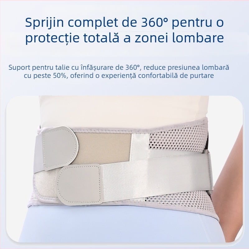 Protector talie din Spandex cu suport lombar și placă metalică – Unisex, potrivit pentru alergare, badminton, fitness