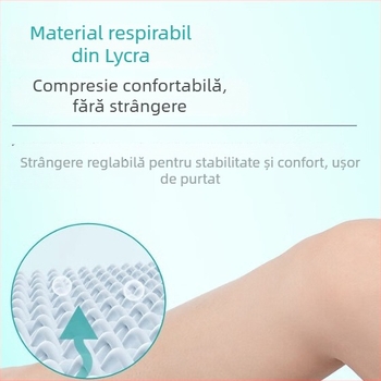 Protecții pentru genunchi — universale, din cauciuc și poliester, protecție patelară, potrivite pentru alpinism