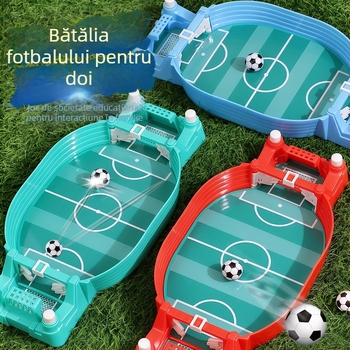 Fotbal pe masă pentru copii - duel pentru doi, joc interactiv părinte-copil, construcție din plastic, vârsta 4–14 ani