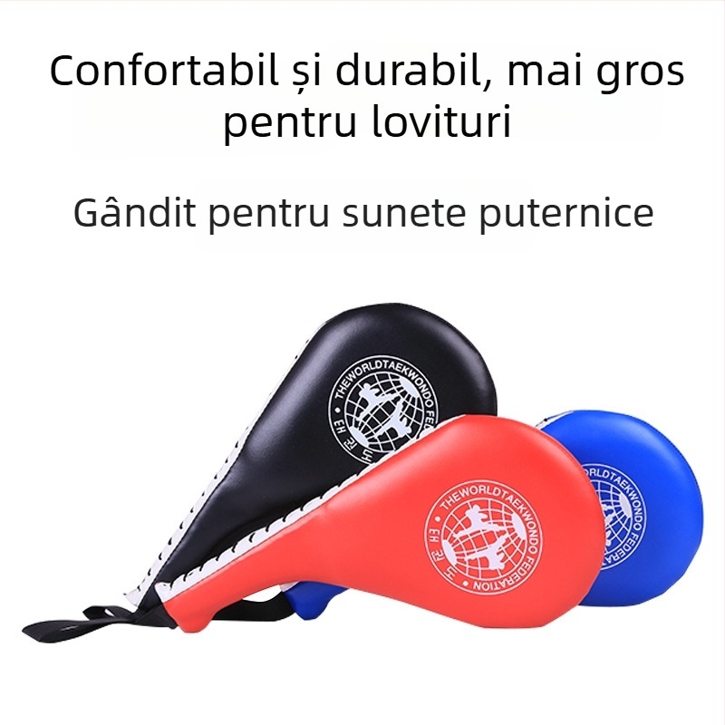 Yi Zixiang Țintă Taekwondo pentru picior cu sunet, aripă dublă, pentru copii și adulți, antrenament box și sanda, corp din spumă, 10 buc