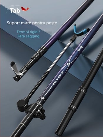 TAB Suport pentru undiță din fibră de carbon — rotație multi-direcțională, nepliabil