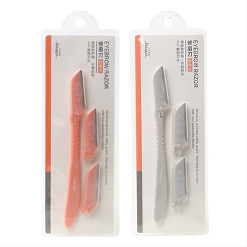 Trimmer pentru sprâncene cu părți înlocuibile — Brand: KINEPIN / Today's Escape; Licențiată etichetă privată; Trimmer de sprâncene de înlocuit; Cantitate în cutie: 840; Materiale: plastic și oțel inoxidabil