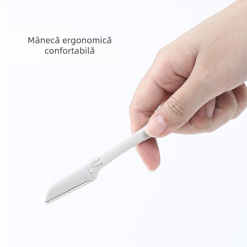 Trimmer pentru sprâncene cu părți înlocuibile — Brand: KINEPIN / Today's Escape; Licențiată etichetă privată; Trimmer de sprâncene de înlocuit; Cantitate în cutie: 840; Materiale: plastic și oțel inoxidabil