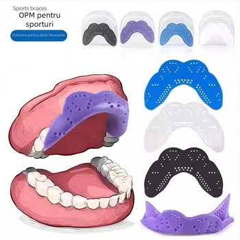 Protecție dentară pentru box și baschet — material EVA, protecție a dinților, utilizare universală