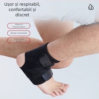 Glezna brace pentru baschet și alergare, protecție pentru gleznă, material diving, adult, Young Winter