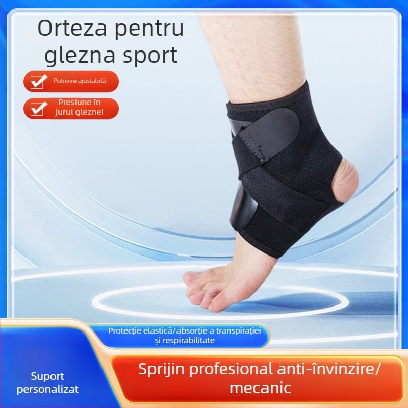 Glezna brace pentru baschet și alergare, protecție pentru gleznă, material diving, adult, Young Winter