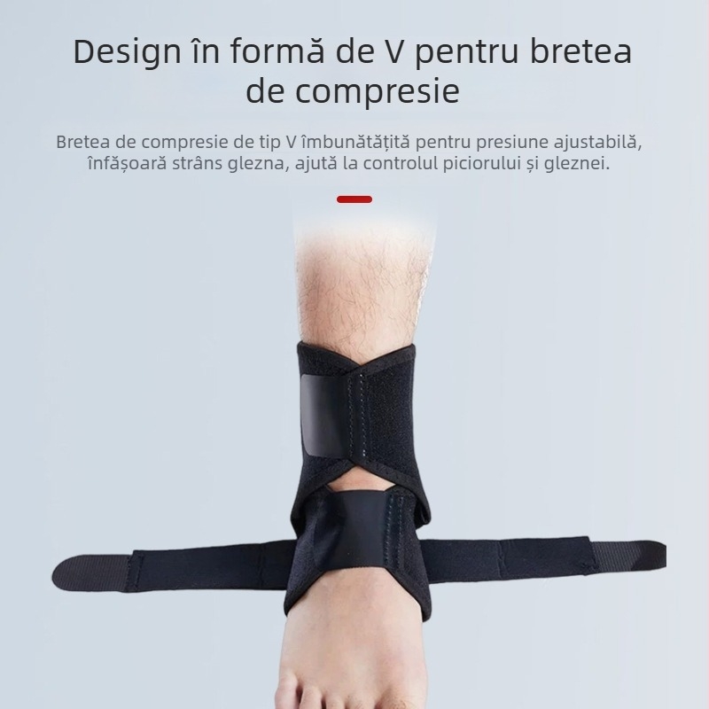 Glezna brace pentru baschet și alergare, protecție pentru gleznă, material diving, adult, Young Winter