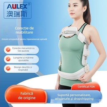 Brac pentru scolioza cu hiperextensie, fixare toracolombară — aliaj de aluminiu, potrivire universală, personalizare ODM/OEM
