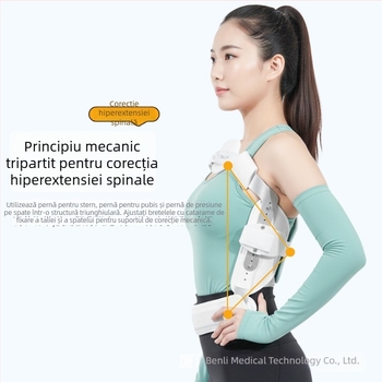 Brac pentru scolioza cu hiperextensie, fixare toracolombară — aliaj de aluminiu, potrivire universală, personalizare ODM/OEM