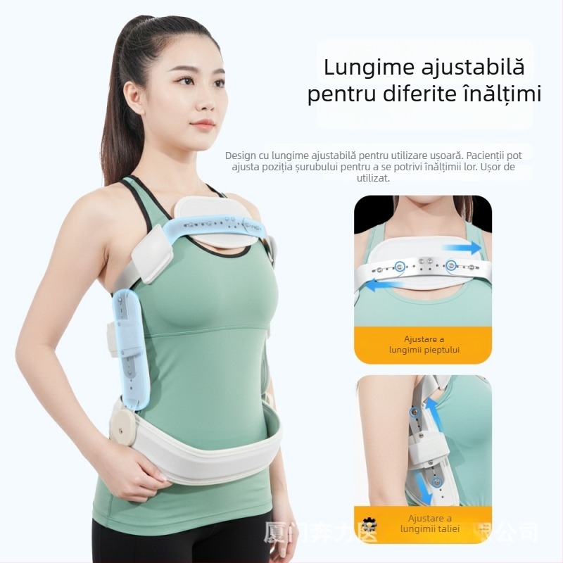 Brac pentru scolioza cu hiperextensie, fixare toracolombară — aliaj de aluminiu, potrivire universală, personalizare ODM/OEM