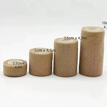 Bandaj elastic autoadeziv pentru protecția genunchiului — material nețesut, potrivit universal, pentru alergare, set de 48 bucăți