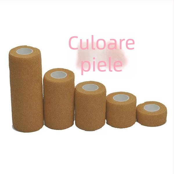 Bandaj elastic autoadeziv pentru protecția genunchiului — material nețesut, potrivit universal, pentru alergare, set de 48 bucăți