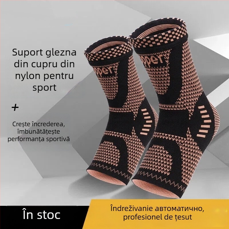 Aofit orteză de gleznă din nailon tricotat, cu compresie elastică, pentru baschet și alergare