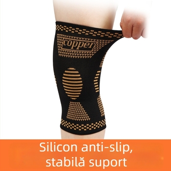 Genunchiere tricotate, cu croială universală, potrivite pentru baschet, badminton și alergare