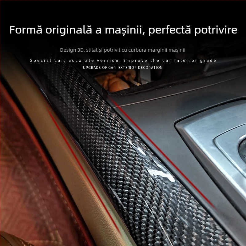 BMW X5/X6 (08-13) E70/E71 accesorii decorative pentru consola centrală, oțel inoxidabil, model 234234