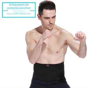 Centură de protecție a taliei pentru adulți – Protecție talie din spumă de cauciuc și Lycra, pentru baschet, fitness, alergare, ridicare greutăți și genuflexiuni