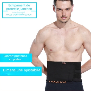 Centură de protecție a taliei pentru adulți – Protecție talie din spumă de cauciuc și Lycra, pentru baschet, fitness, alergare, ridicare greutăți și genuflexiuni