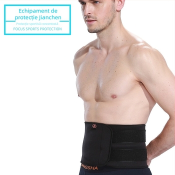 Centură de protecție a taliei pentru adulți – Protecție talie din spumă de cauciuc și Lycra, pentru baschet, fitness, alergare, ridicare greutăți și genuflexiuni