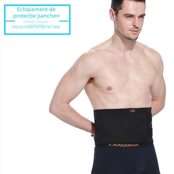 Centură de protecție a taliei pentru adulți – Protecție talie din spumă de cauciuc și Lycra, pentru baschet, fitness, alergare, ridicare greutăți și genuflexiuni