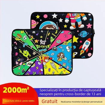 Husă interioară Minghai pentru laptop – Diving Material, Impermeabil, Respirabil, Rezistentă la uzură, Închidere cu fermoar