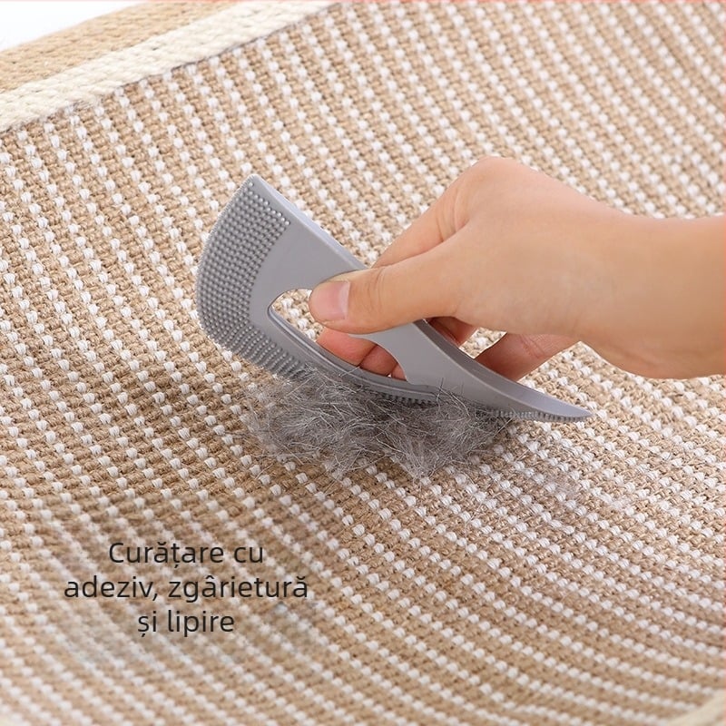 Perie pentru îndepărtarea părului de la animale de companie, cu dinți din silicon moale – Hongfeng, gata de cadou