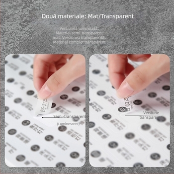 Etichetă pentru întrerupător – indicator iluminare de noapte, stil minimalist modern, model CX-XIUGUAN-57766, potrivit pentru dormitor, birou, exterior, sufragerie, baie, hol, balcon