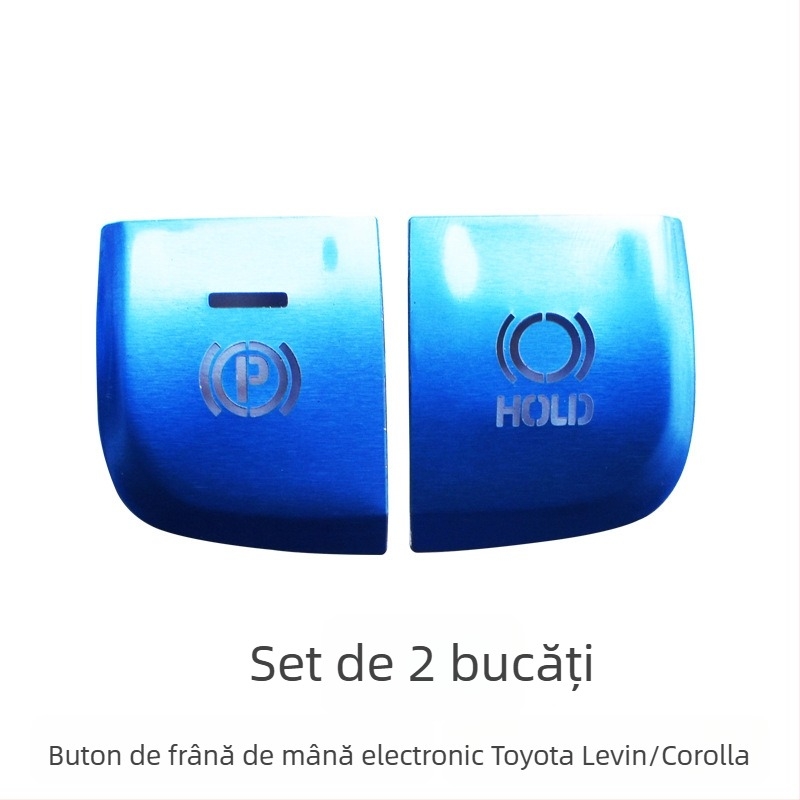 Decor decorativ din aliaj de aluminiu pentru Toyota Corolla cu buton de pornire cu un singur clic și frână de mână electronică, fără logo, origine Zhejiang