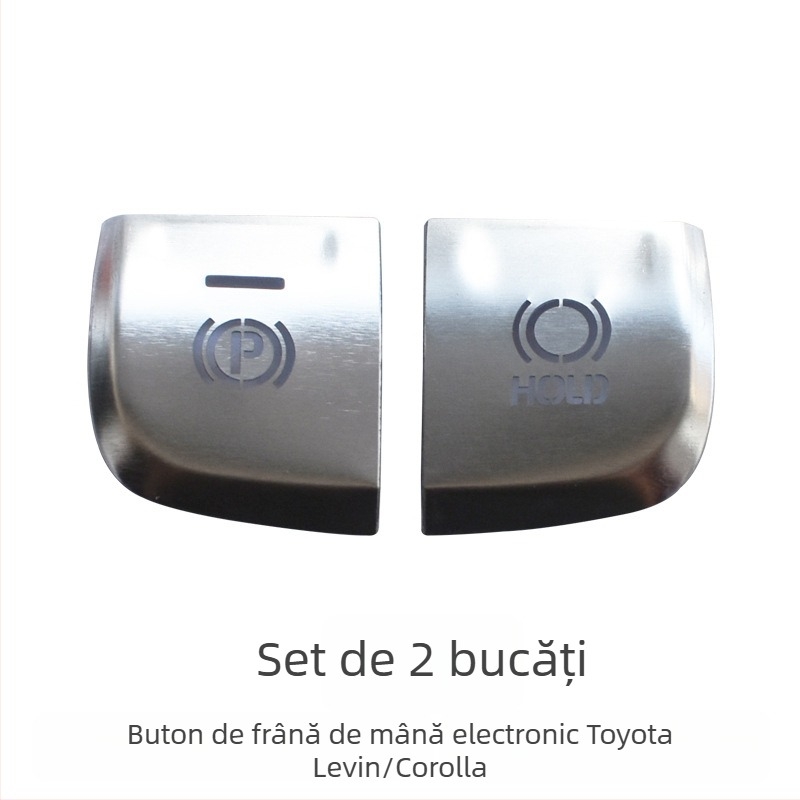 Decor decorativ din aliaj de aluminiu pentru Toyota Corolla cu buton de pornire cu un singur clic și frână de mână electronică, fără logo, origine Zhejiang