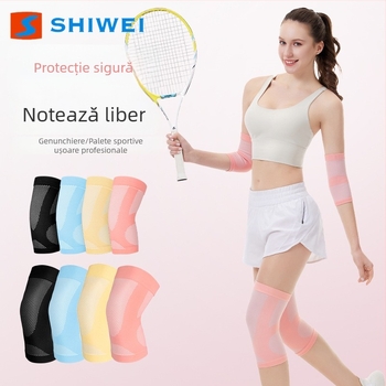 Genunchiere – Nylon, pentru adulți, protecție multisport (baschet, alergare, badminton)