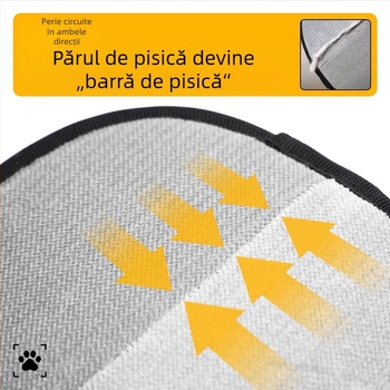 Mănușă electrostatică pentru îndepărtarea părului la câini și pisici – îngrijire blană, periere