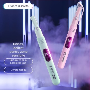 Kit de îngrijire electric pentru bărbați — USB reîncărcabil, trimmer multifuncțional pentru sprâncene, corp și axile; ABS, lavabil, greutate 60 g