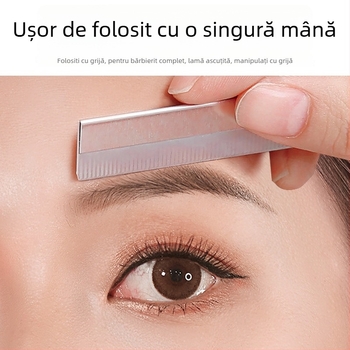 Lame pentru sprâncene, ondulate, de unică folosință, set 10 buc., oțel