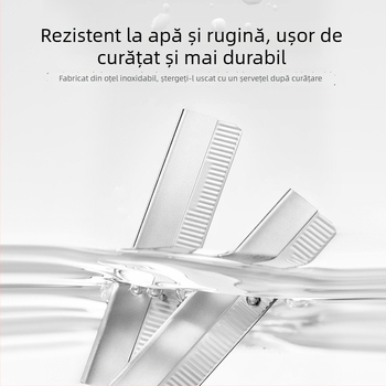 Lame pentru sprâncene, ondulate, de unică folosință, set 10 buc., oțel